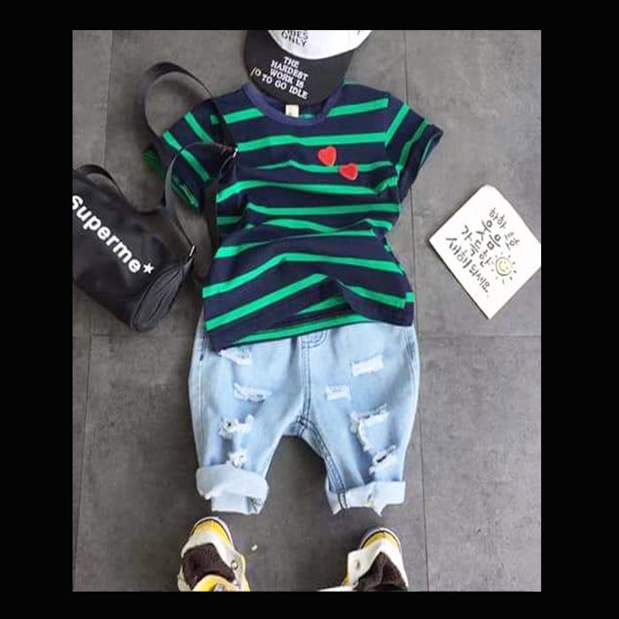 Gambar Setelan Pakaian Anak Laki Nature Love Green Import Murah (ZH-KFC020) - S7 dari Kizzu Store undefined 5 Tokopedia