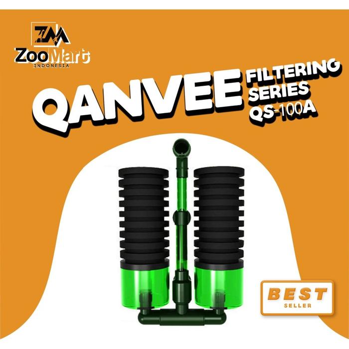 Gambar Filter Air Aquarium Qanvee Bio Sponge Series A Saringan Air Akuarium - 100A dari ZooMart Indonesia undefined Tokopedia