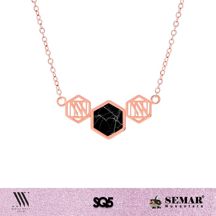 Gambar Nikita Willy Gold Kalung Emas Renaissance Castella 10K Semar Nusantara - Hitam dari Semar Nusantara undefined Tokopedia