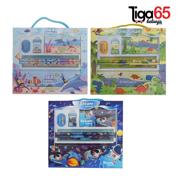Gambar 365 STATIONERY SET #41020 Set Alat Tulis Anak Bentuk Lucu - 8002A - Boy dari 365belanja undefined Tokopedia