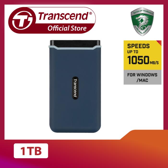 Gambar Transcend ESD370C External SSD USB 3.1 Gen 2 (USB 5Gbps) - 1TB dari Transcend Indonesia undefined Tokopedia