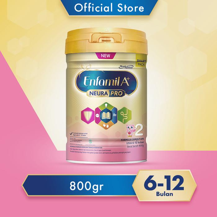Gambar ENFAMIL 2 A+ 800 GR - SUSU SAJA dari Toserba AW undefined Tokopedia