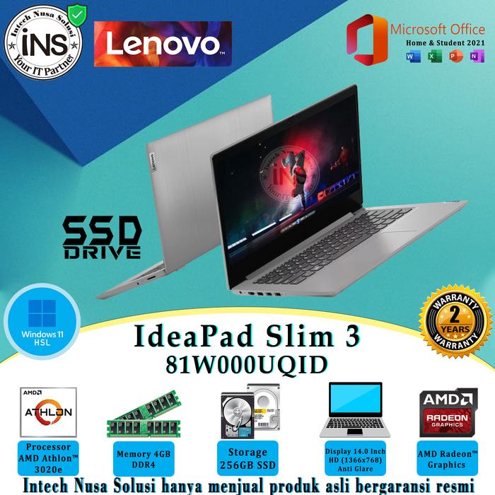 Spesifikasi Lenovo Lenovo Ideapad 3020e Lenovo IdeaPad Slim