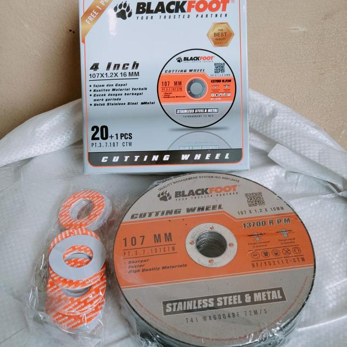 Gambar mata gerinda potong besi/ cutting tipis WD 4" - WD dari TEKNIK TOOLS undefined Tokopedia