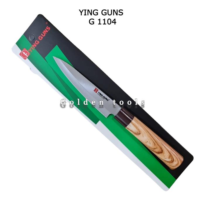 Gambar PISAU DAPUR YING GUNS 8 INCH DAN 4.5 INCH STAINLESS STEEL HIGH QUALITY - YING GUNS G1104 dari Golden Tools undefined Tokopedia