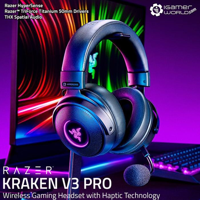 Jual Razer Kraken V3 PRO Wireless Gaming Headset with Haptic Technology -  Kota Surabaya - Igamerworld Store Sby | Tokopedia