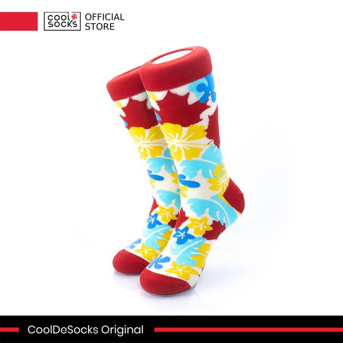 Gambar CoolDeSocks Original | Kaos Kaki Fashion - Flowering Maple (L) dari CoolDeSocks undefined Tokopedia