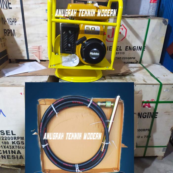 Robin Vib Jual Mesin Concrete vibrator beton Robin EY20 +Selang vibratorr 38X6M ...