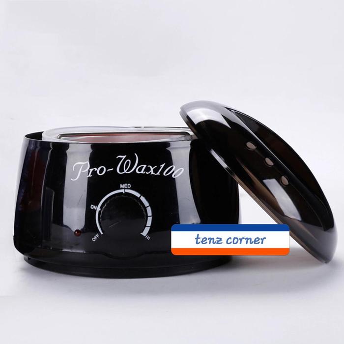 Gambar PAKET HEMAT Warmer Pro Wax Heater with 3 Pack Waxing Beans @100gr - Black dari tenz corner undefined 4 Tokopedia