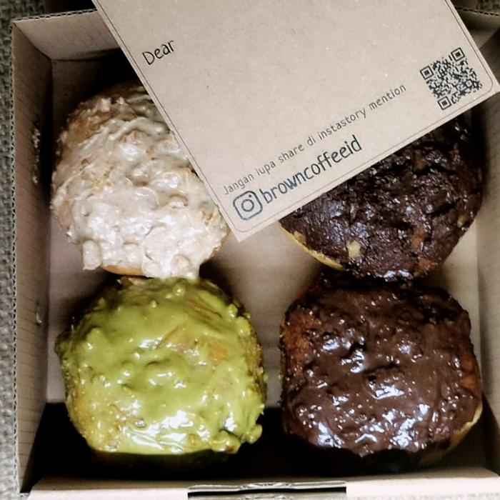 Gambar Paket Kopi 250ml dan Teman Ngopi - Brown Coffee Hampers - Donat Special, Kopi Java dari browncoffeeid undefined Tokopedia