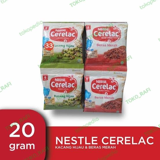 Gambar Nestle Cerelac Bubur Sereal 20gr - Kacang Hijau dari TOKO_RAFI undefined Tokopedia