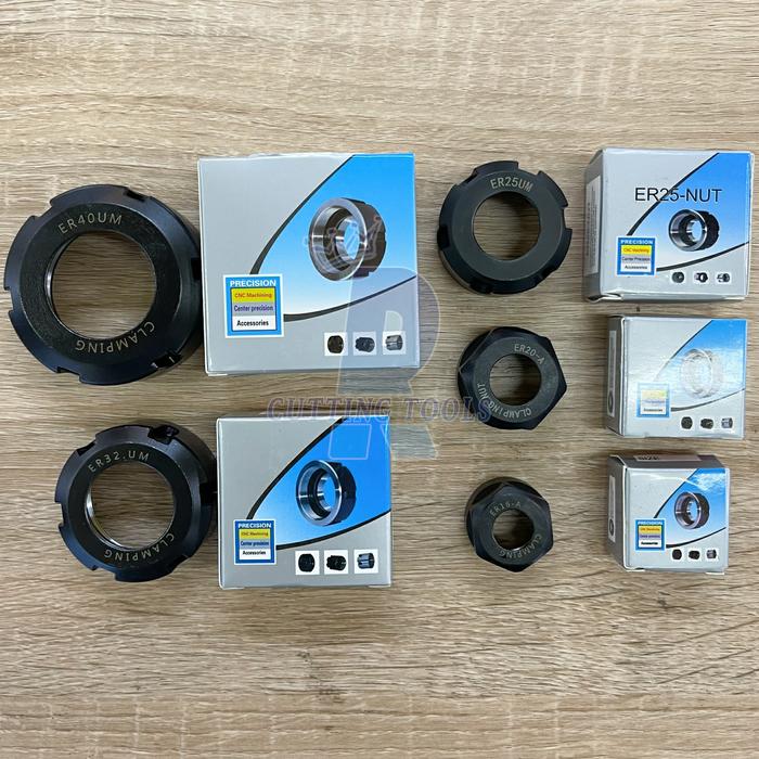 NUT ARBOR ER16 ER 20 ER25 ER32 ER40 Milling - NUT ER16 di Raja Cutting  Tools | Tokopedia 1個 APU13 APU16 ER25 ER32 ER40 タイプ C レンチ CNC 旋盤ツール クランプナット 高炭素鋼 マシニ