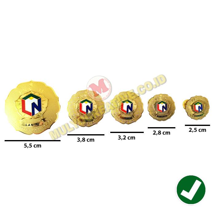 Gambar Pin LAN RI PKN II Lencana Lembaga Administrasi Negara - 5,5 cm, Jarum dari Mulyocreative co id undefined Tokopedia