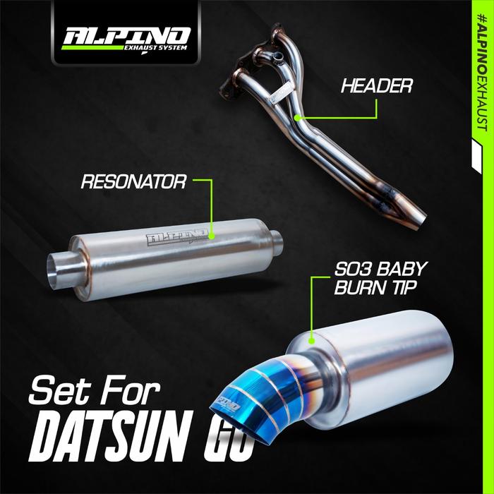 Gambar Alpino Full System Datsun Go Nissan March - F03 dari Alpino Exhaust undefined 2 Tokopedia