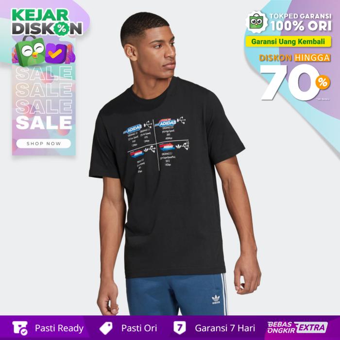 Promo Adidas Kaos Original Pria Original TECHY Trefoil TEE - M - Kab.  Gresik - N3 STUFF | Tokopedia