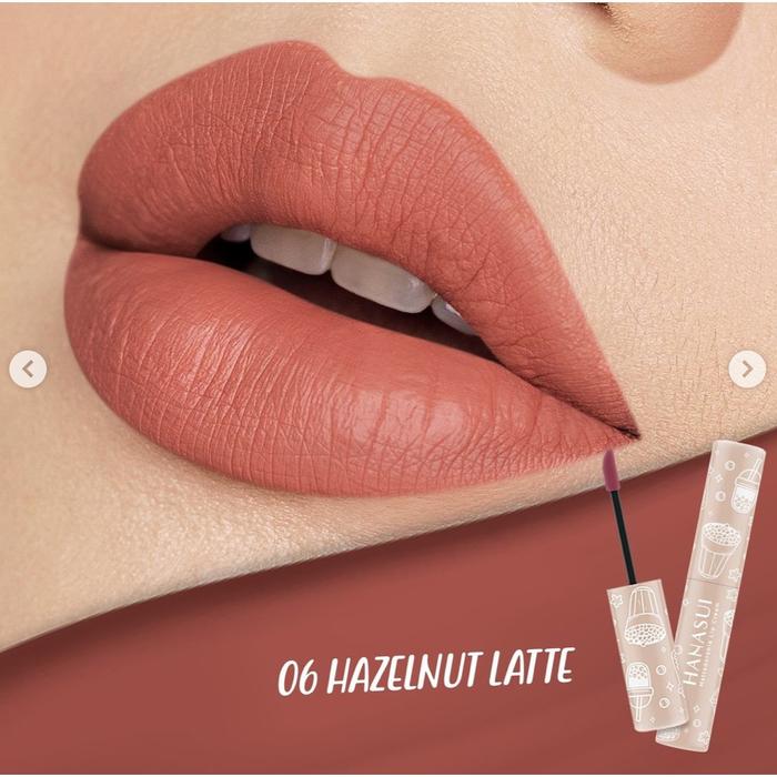 Gambar Hanasui Matteadorable Lipcream Boba Edition - Hazelnute Latte dari Echa Cosmetic undefined Tokopedia