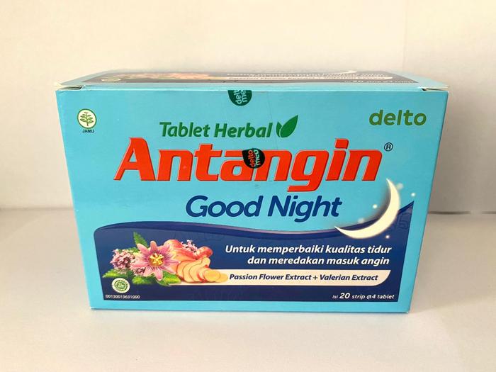 Gambar Antangin Good Night Tablet Herbal per box isi 20 strip dari adeliarafafarma undefined Tokopedia
