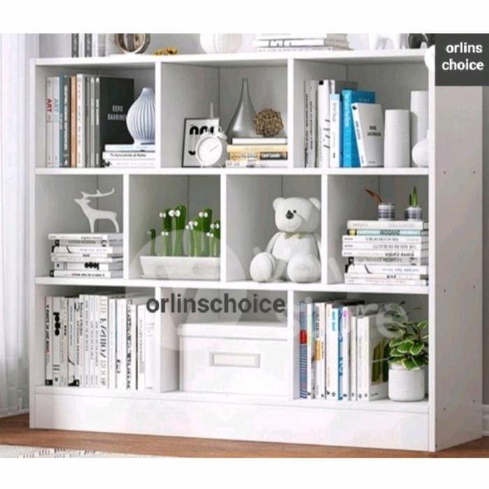 Gambar Audrey Rak buku pajangan multifungsi/Rak Laundry Serbaguna-Via Instant - Putih dari orlinschoice undefined 3 Tokopedia