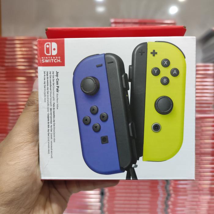 Gambar Joy Con JoyCon Joy-Con Nintendo Switch Controller Stick Stik - Blue Yellow dari Butikgames undefined Tokopedia