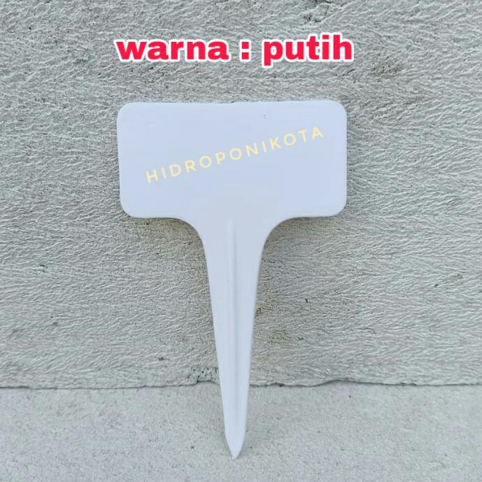 Gambar plant label - label tanaman - penanda tanaman - Putih dari hidroponikota undefined Tokopedia