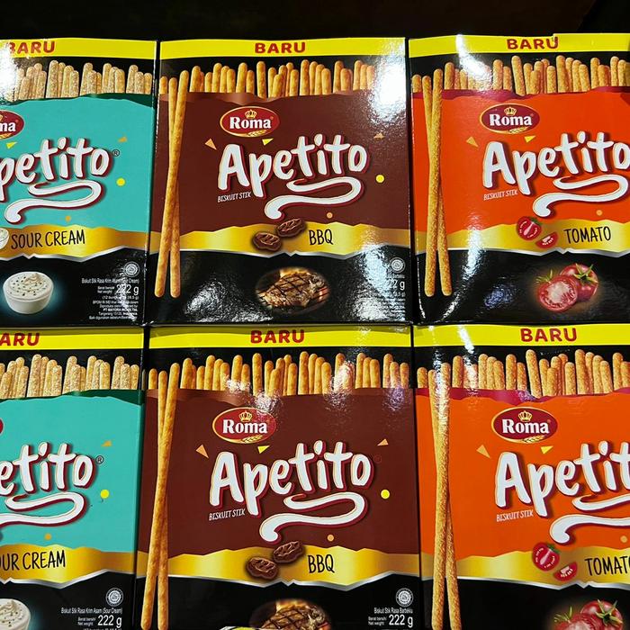 Gambar Roma Apetito / Biskuit Stick Apetito 222gr dari CTR GROSIR undefined Tokopedia