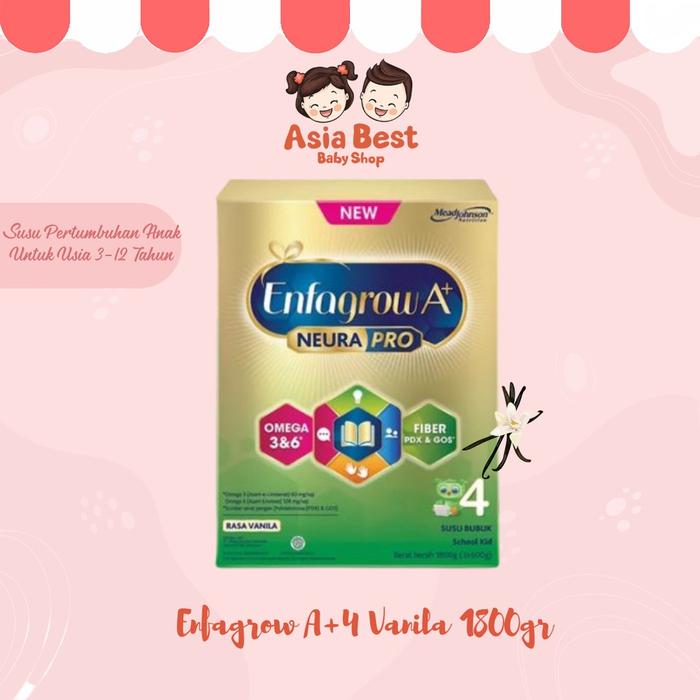 Gambar ENFAGROW 4 A+ VANILLA 1800 GR / Susu Pertumbuhan Anak bubuk dari Asia Best Baby Shop undefined Tokopedia