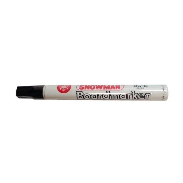 Gambar Spidol Whiteboard Marker Snowman BG-12 - Hitam dari Storebjoffice undefined Tokopedia
