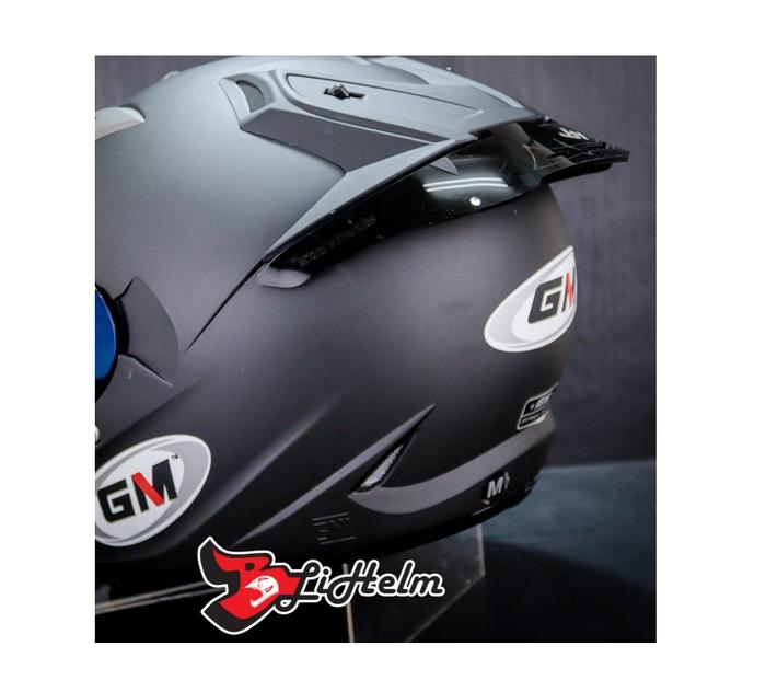 Gambar SPOILER RACE PRO | SPOILER HELM GM RACE PRO |HELMET SPOILER - BLACK dari Bli Helm undefined Tokopedia
