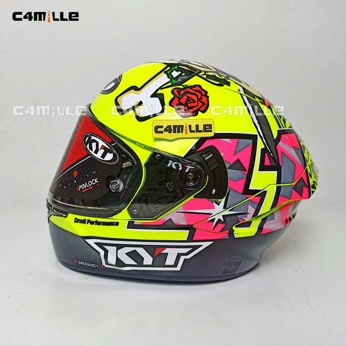 Jual HELM KYT NF-R ESPARGARO MISANO 2018 DOUBLE VISOR FULL FACE