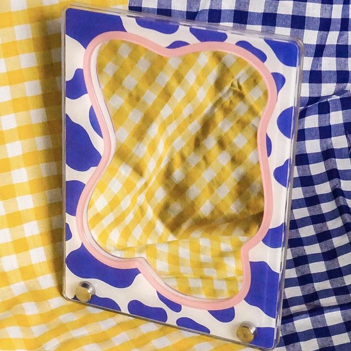 Gambar Acrylic Framed Mirror by Yeele - BLUE BLOP dari Yeele id undefined Tokopedia