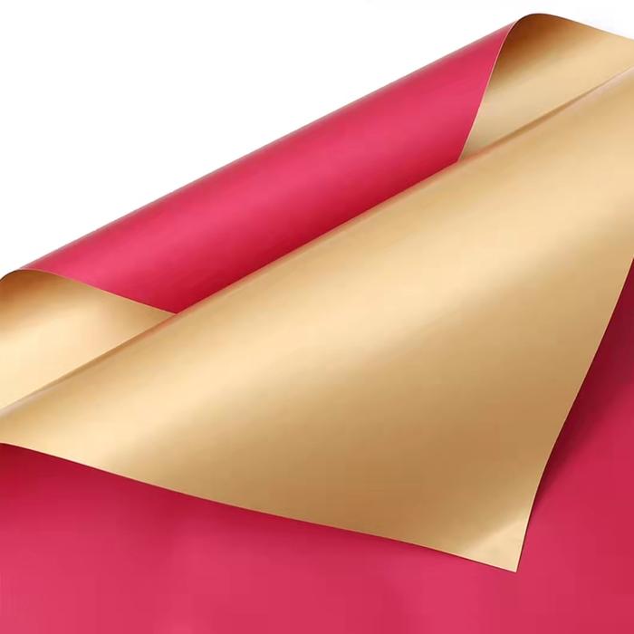 Gambar 1LEMBAR Korean Wrapping Dove & Gold - Bahan buket bunga W003 - Pink Fanta dari Onemarketindo undefined Tokopedia