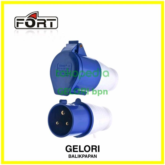 Jual Industrial Plug & Socket 3-pin 16A 1phase merk FORT (model LeGrand ...