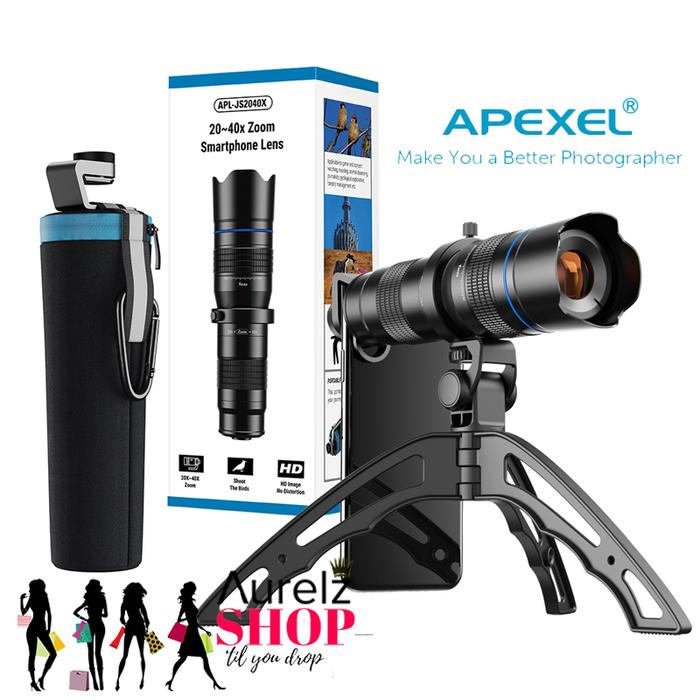 Jual APEXEL APL-JS2040XJJ04 Lensa Telephoto Lens Kit 20x-40x Zoom