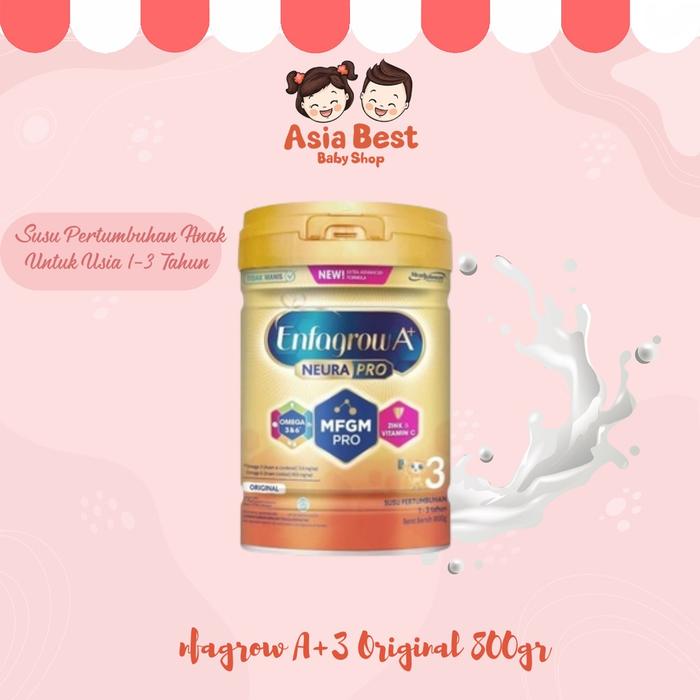 Gambar ENFAGROW A+ 3 ORIGINAL 800 GR / Susu Pertumbuhan Anak bubuk dari Asia Best Baby Shop undefined Tokopedia