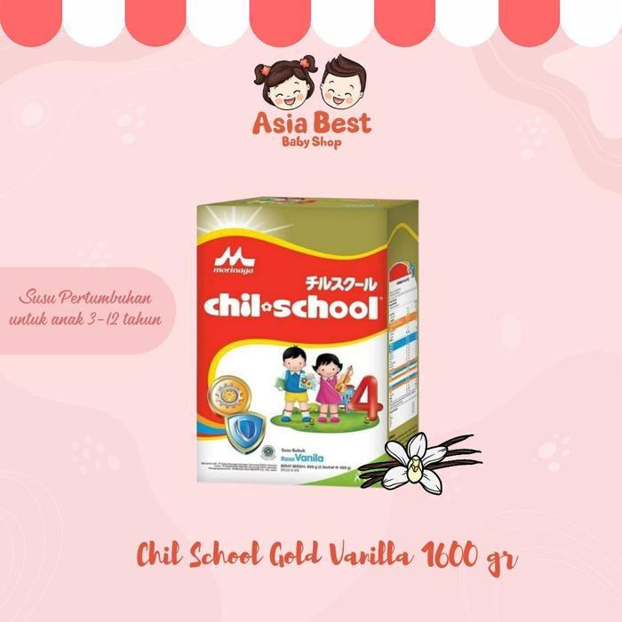 Gambar CHIL SCHOOL VANILLA 1600 GR /ASIABEST - TUTUP  DIKOYAK dari Asia Best Baby Shop undefined Tokopedia