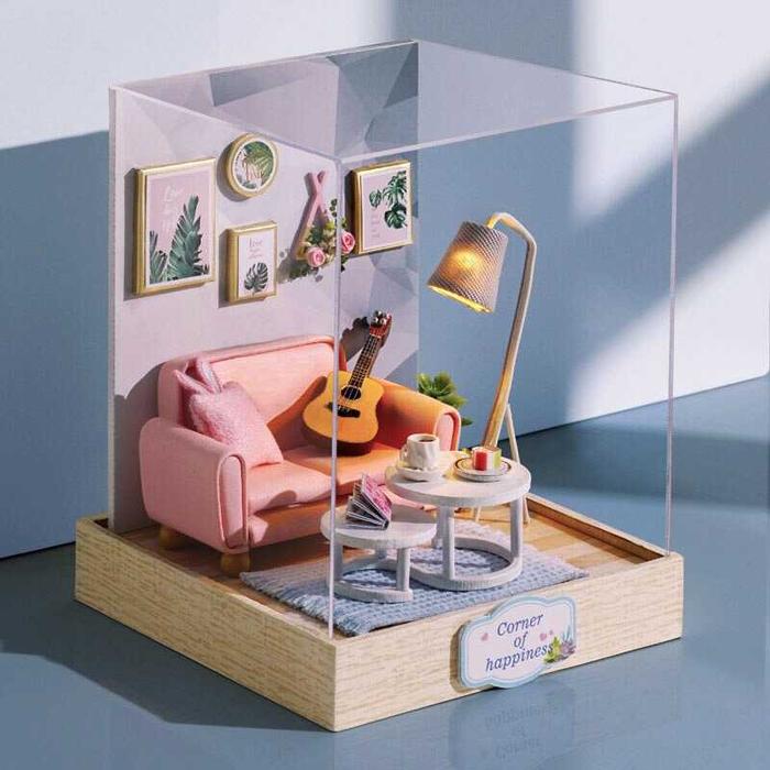 Gambar CUTE ROOM Miniatur Rumah Boneka DIY Doll House Wooden Furniture - L023 - 4 dari BudgetGadget undefined Tokopedia