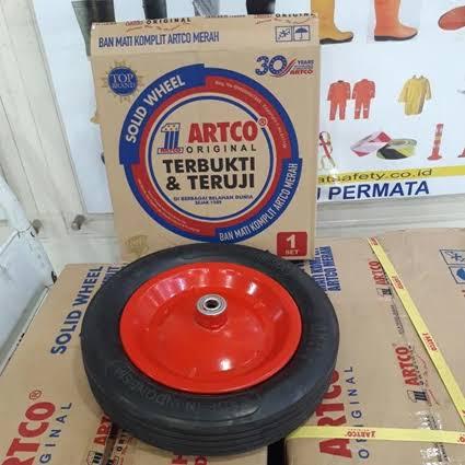 Gambar ban gerobak artco dalam/luar/komplit+velg - 1 set komplit dari Gangsar Logam undefined Tokopedia