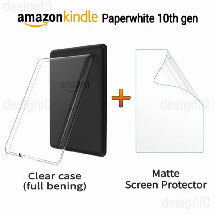 Jual kindle paperwhite 1 2 3 4 or 6th 7th 10th gen silicone case clear ...