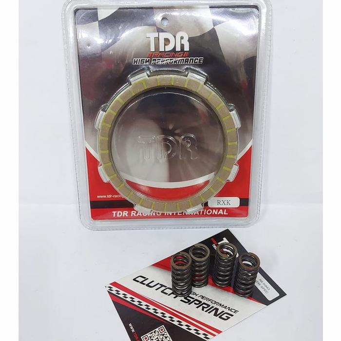 Gambar PAKETAN 1SET KAMPAS KOPLING RACING TDR RX KING +PER KOPLING TDR RACING - 1set per+kampas dari Jacky99_NEW undefined Tokopedia