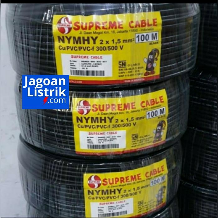 Jual Kabel NYYHY 2 X 1 5 Mm Supreme Hitam 1 Roll 100 Meter NYYHY 2 X 1 jual-kabel-nyyhy-2-x-1-5-mm-supreme-hitam-1-roll-100-meter-nyyhy-2-x-1