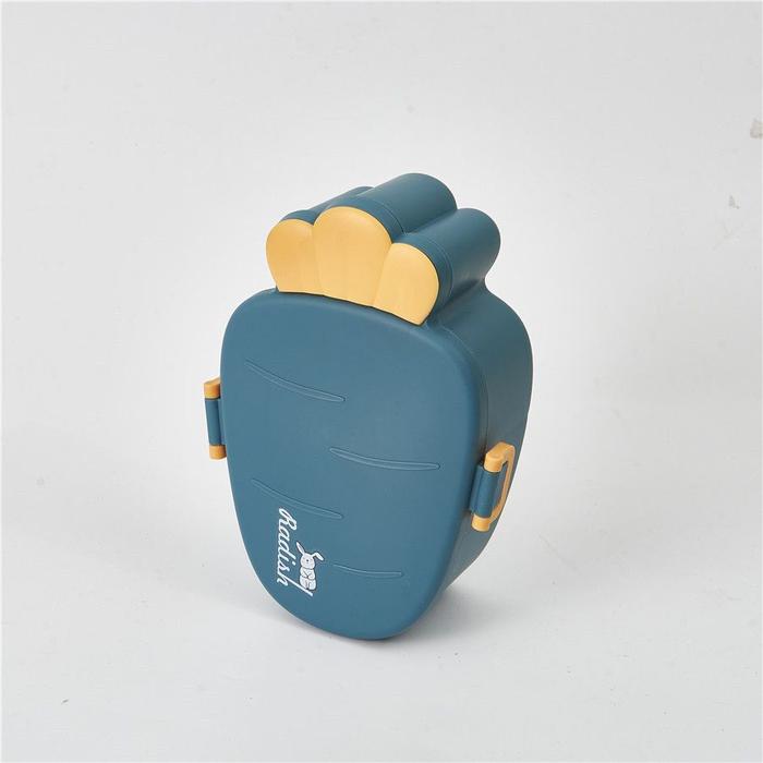 Gambar Lunch Box Anak Motif Wortel PREMIUM / Kotak Makan Anak / Kotak Bekal - Biru dari Golden Join undefined Tokopedia