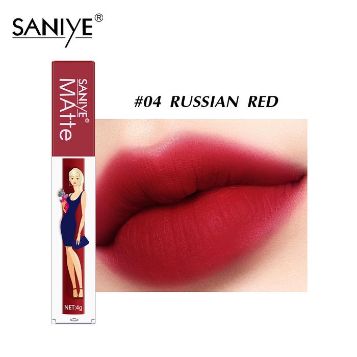Gambar SANIYE Lipgloss Matte Tahan Air Lipstik Tahan Lama Lip Tint L1180 - #04 dari SANIYE Official Store undefined Tokopedia