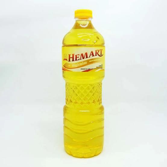 Gambar Minyak goreng Hemart 1L 1 dus isi 12pcs TERMURAH PROMO WIB - hemart 6 pcs 1L dari shimmyku undefined Tokopedia