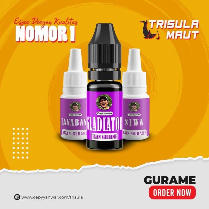 Gambar Essen Pancing Trisula Maut Cepy Yanwar (Gladiator, Jayabaya, Siwa) - Ikan Gurame, XXL dari Cepy Yanwar Store undefined Tokopedia