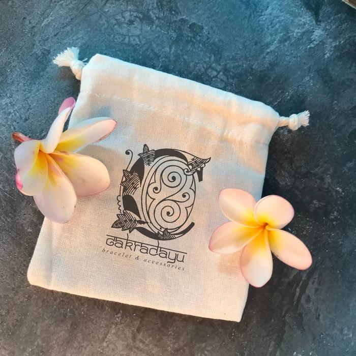 Gambar Ekstra Pouch Blacu Goni Premium Home Made untuk tambahan Kemasan - Pouch Saja dari Cakradayu Dewata undefined Tokopedia