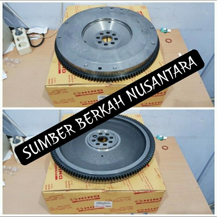 Jual fly wheel atau gigi roda gila 130 hino dutro 12v 8 lubang ...