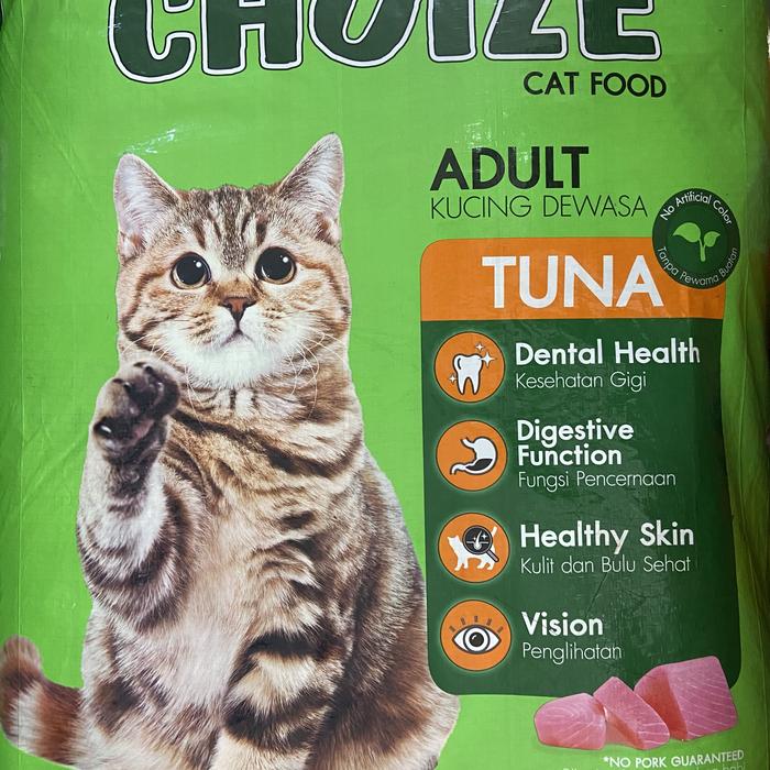 Gambar makanan kucing cat choize 20 kg adult Tuna Salmon - Tuna dari Red Wood Shop undefined Tokopedia