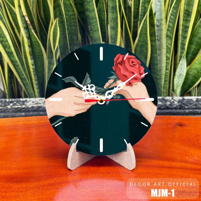 Gambar Decor Art Jam Meja Hiasan Kamar Unik Motif Modern Dekorasi - MJM - MJM-1 dari Decor Art undefined Tokopedia