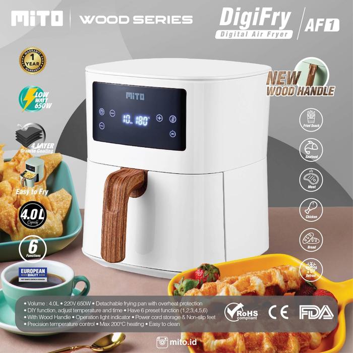 Gambar MITO Digifry Digital Air Fryer AF-1 - Putih dari eshan star electronic undefined Tokopedia