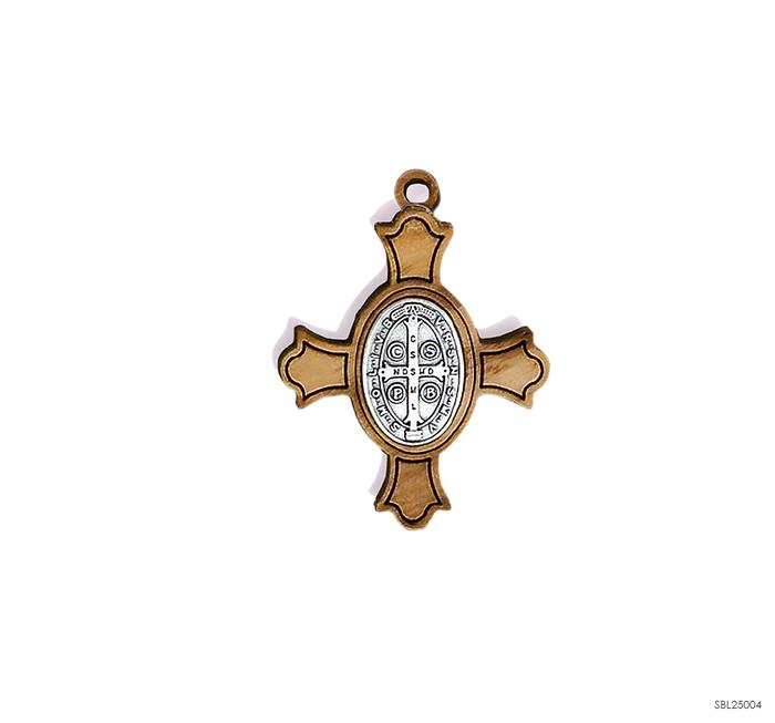 Gambar Kalung Salib St. Benedictus Kayu Olive Celtik Rohani Katolik dari avilashop surabaya undefined Tokopedia